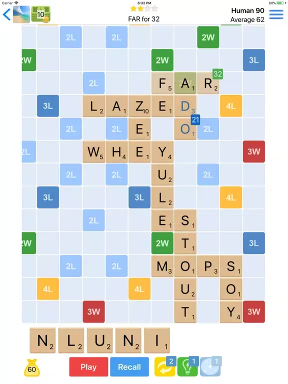 Zrzuty ekranu Wordster - Classic Word Game iPad 