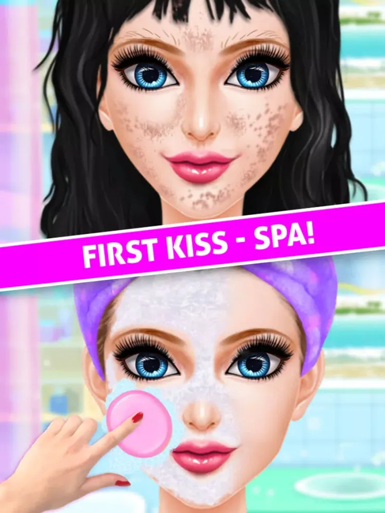Capturas de pantalla de High School Love Story Games iPad 