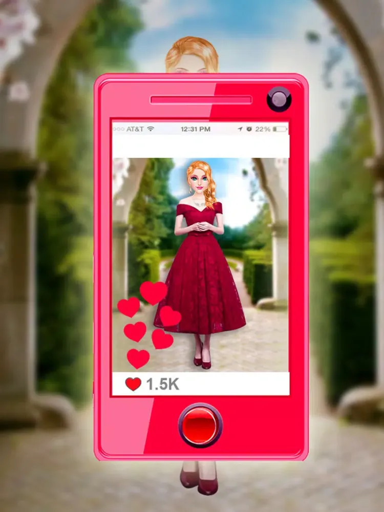 Capturas de pantalla de High School Love Story Games iPad 