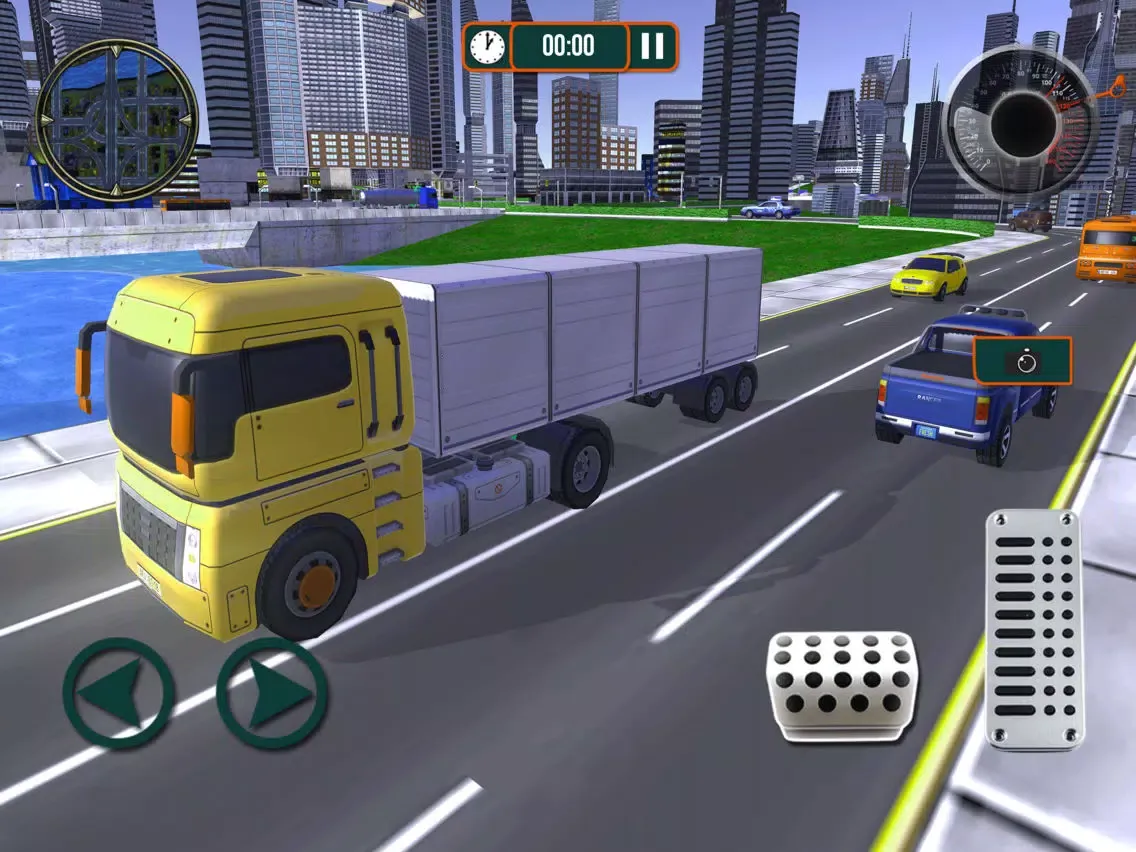 Zrzuty ekranu Real Euro Truck Simulator USA: Transporter Trailer iPad 