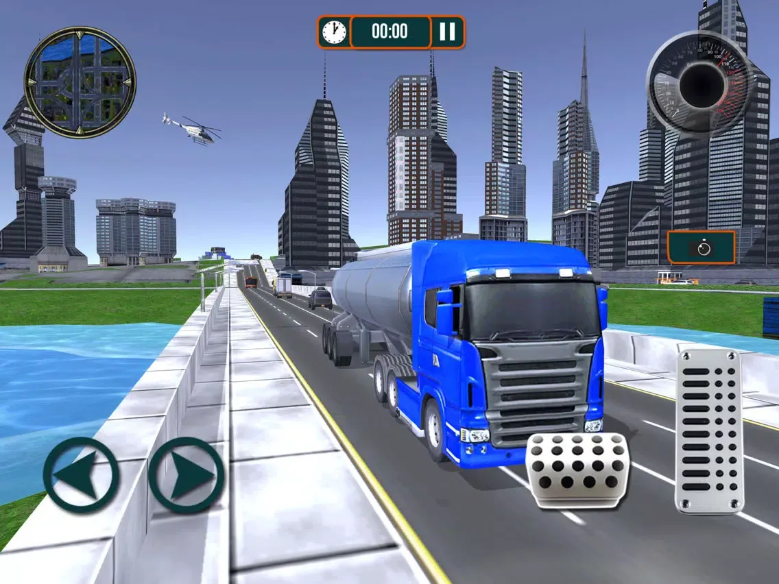 Zrzuty ekranu Real Euro Truck Simulator USA: Transporter Trailer iPad 