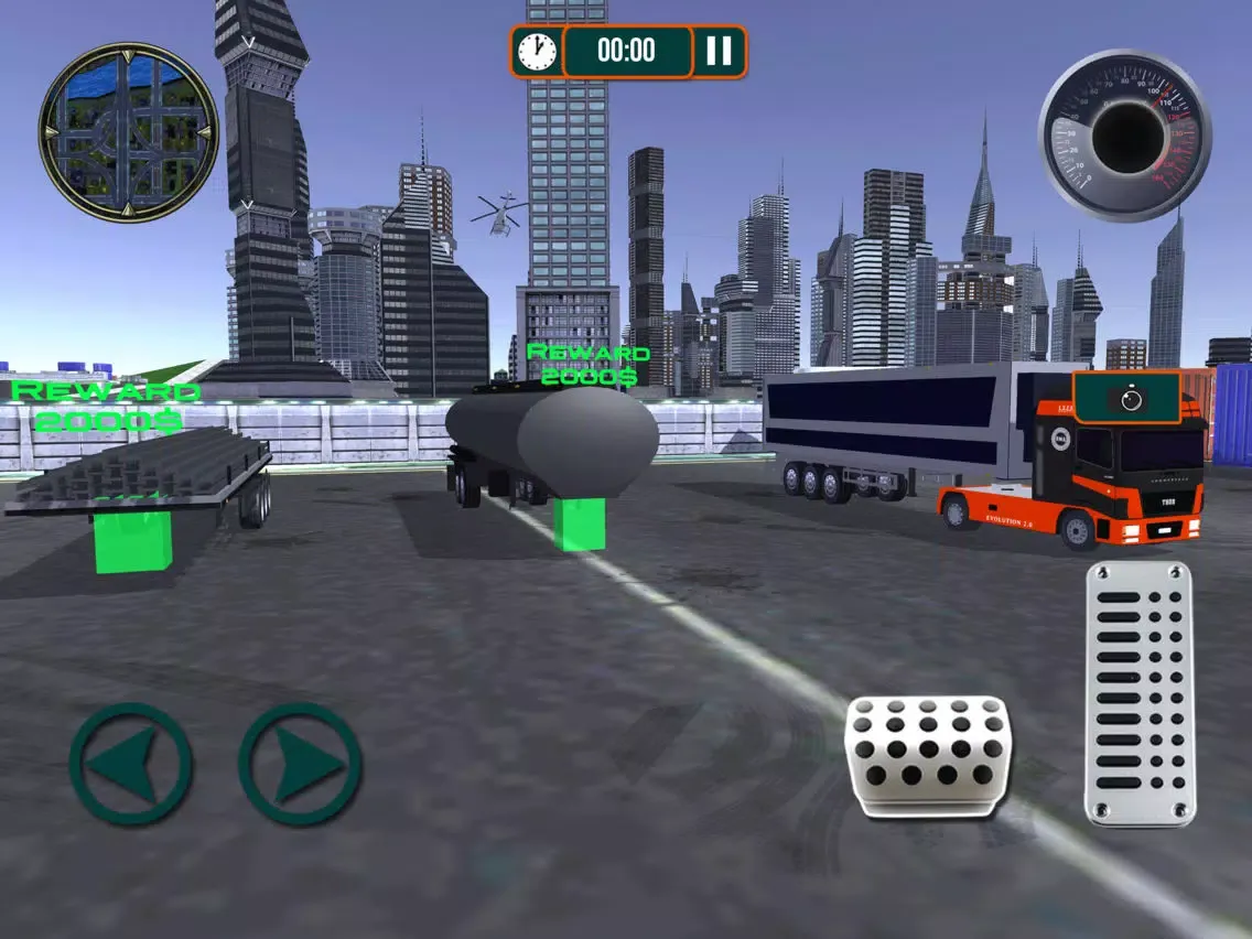 Zrzuty ekranu Real Euro Truck Simulator USA: Transporter Trailer iPad 