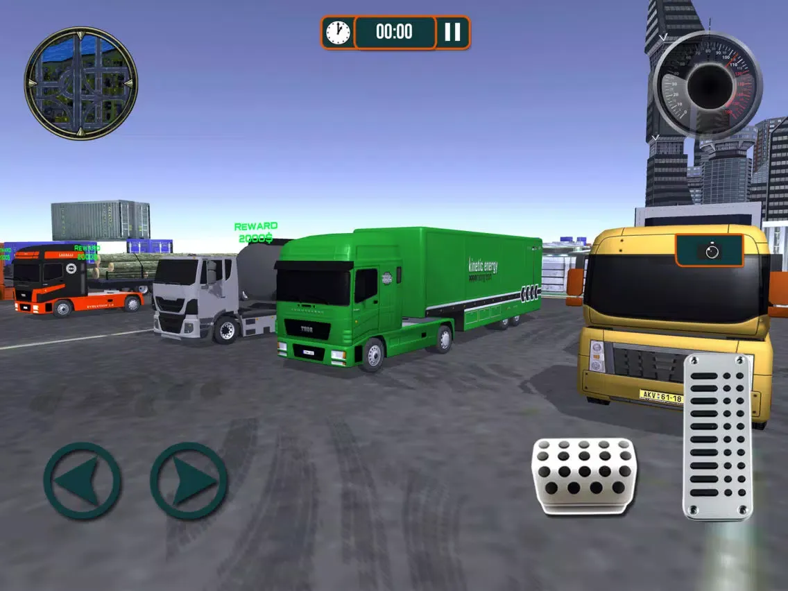 Zrzuty ekranu Real Euro Truck Simulator USA: Transporter Trailer iPad 