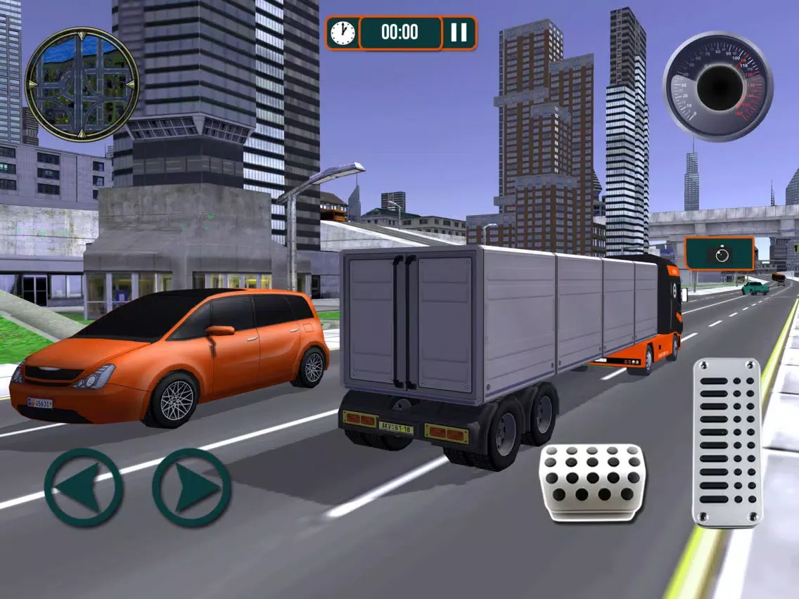 Zrzuty ekranu Real Euro Truck Simulator USA: Transporter Trailer iPad 