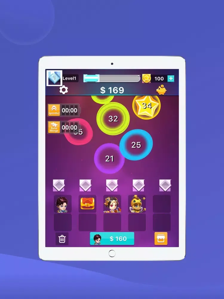 Zrzuty ekranu idle merge heroes: fighting iPad 