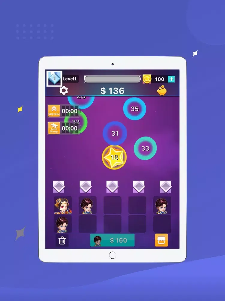 Zrzuty ekranu idle merge heroes: fighting iPad 