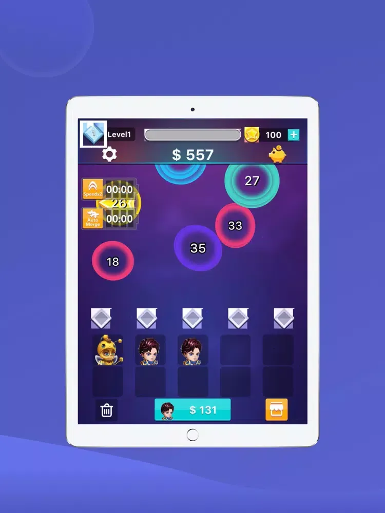Zrzuty ekranu idle merge heroes: fighting iPad 