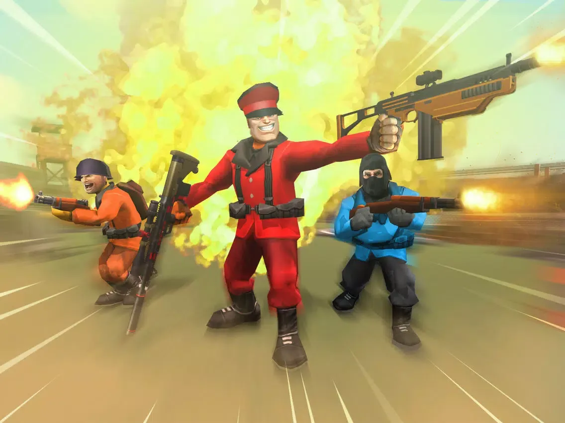 Toon Royale Gun Battle iPad  स्क्रीनशॉट