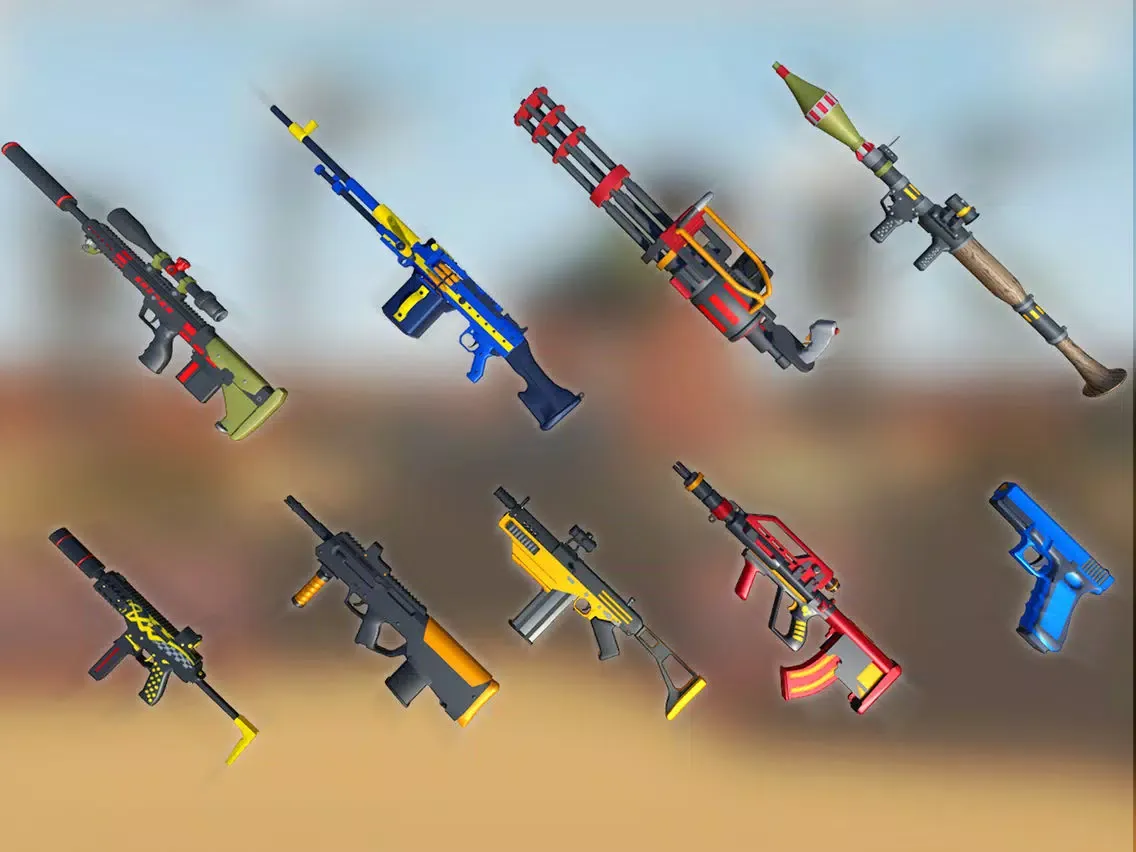 Toon Royale Gun Battle iPad  स्क्रीनशॉट