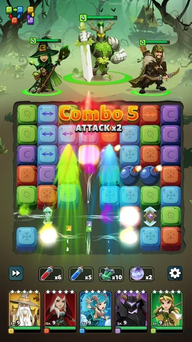 Fable Wars: Puzzle RPG سکرین شاٹس