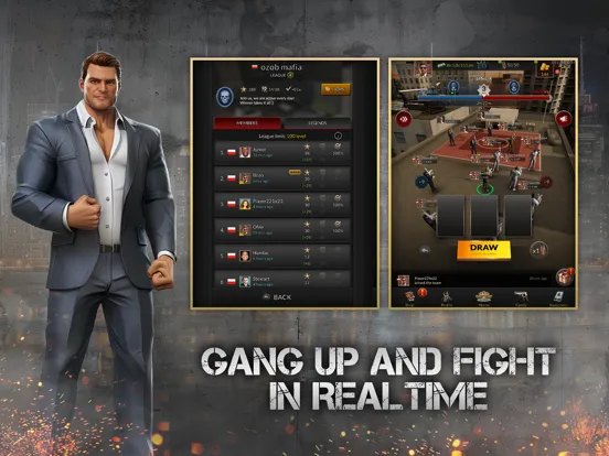 Tangkapan skrin Mafia Rivals: Grand Wars iPad 