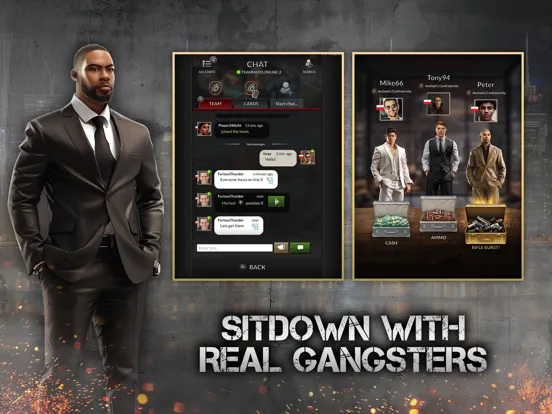 Tangkapan skrin Mafia Rivals: Grand Wars iPad 