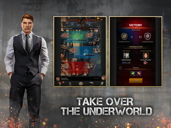 Tangkapan skrin Mafia Rivals: Grand Wars iPad 