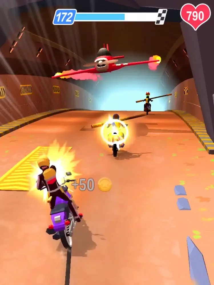 Tangkapan layar Motor Rush:Road Master iPad 