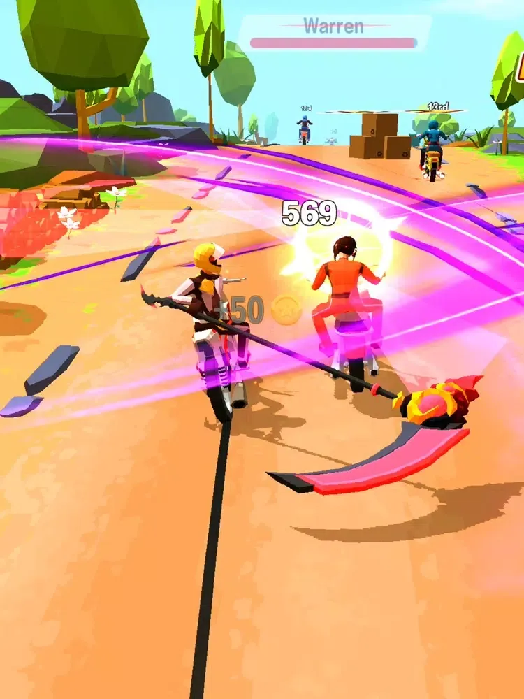 Tangkapan layar Motor Rush:Road Master iPad 