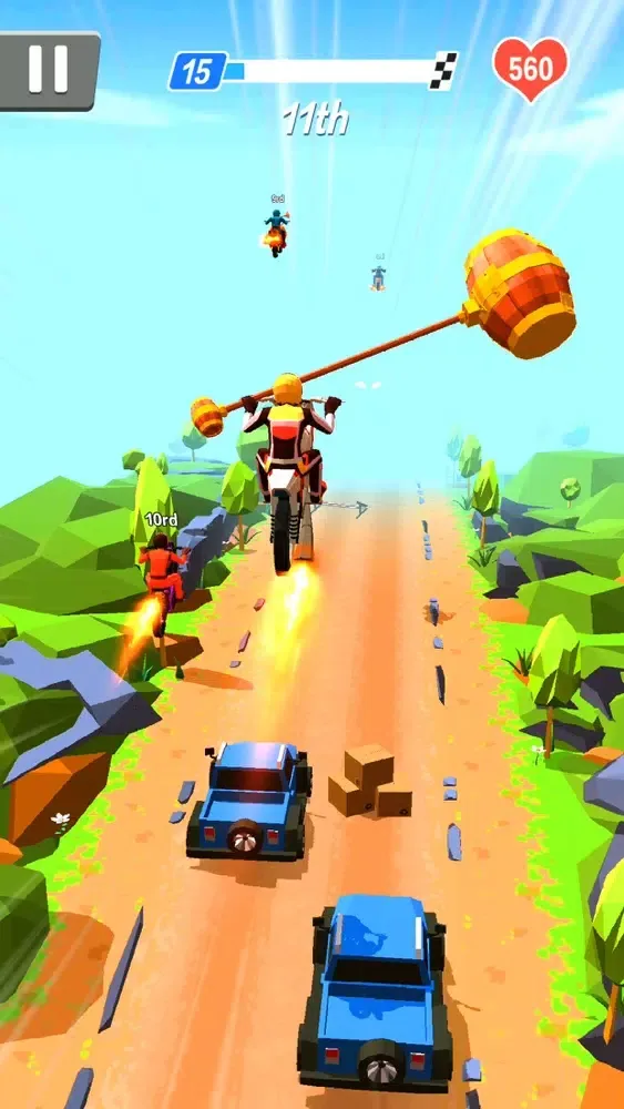 Tangkapan layar Motor Rush:Road Master