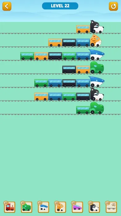 Color Train Sort Puzzle سکرین شاٹس