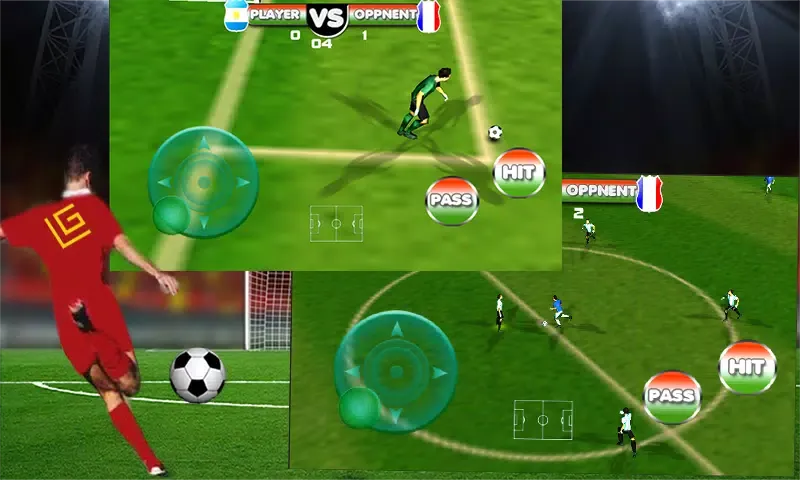 Capturas de tela do GV Real Football Soccer 2016