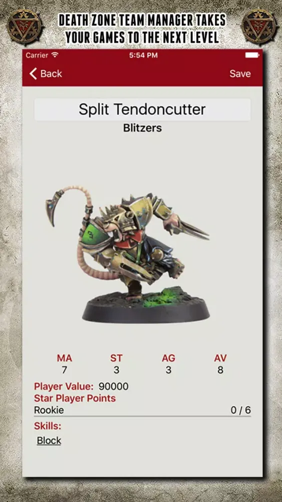 Zrzuty ekranu Blood Bowl: My Dugout