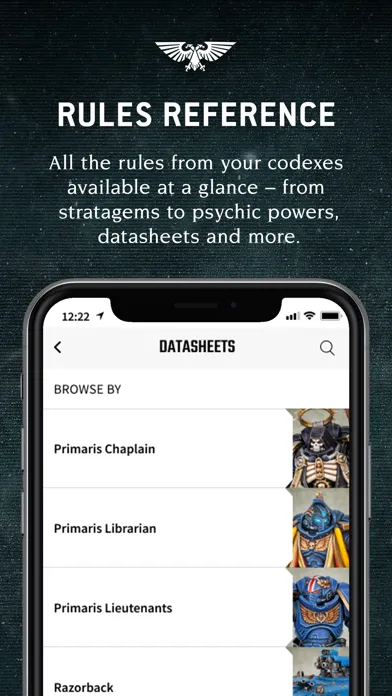 (OLD) Warhammer 40,000:The App スクリーンショット