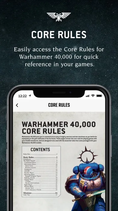 (OLD) Warhammer 40,000:The App スクリーンショット