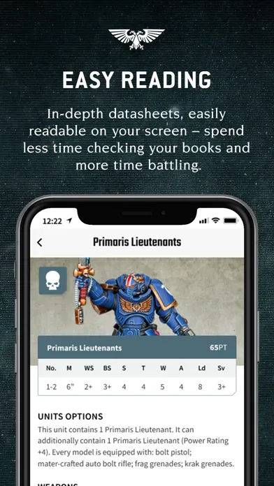 (OLD) Warhammer 40,000:The App スクリーンショット