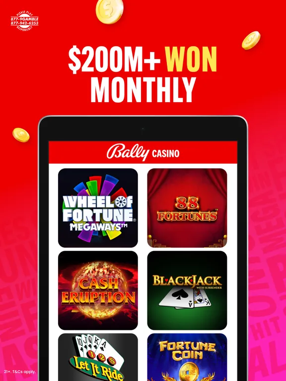 Screenshot di Bally Casino Games - NJ & PA iPad 