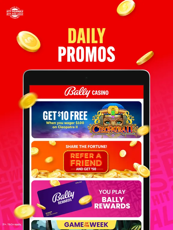 Screenshot di Bally Casino Games - NJ & PA iPad 