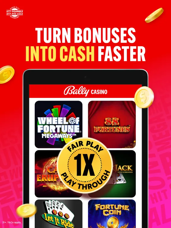 Screenshot di Bally Casino Games - NJ & PA iPad 