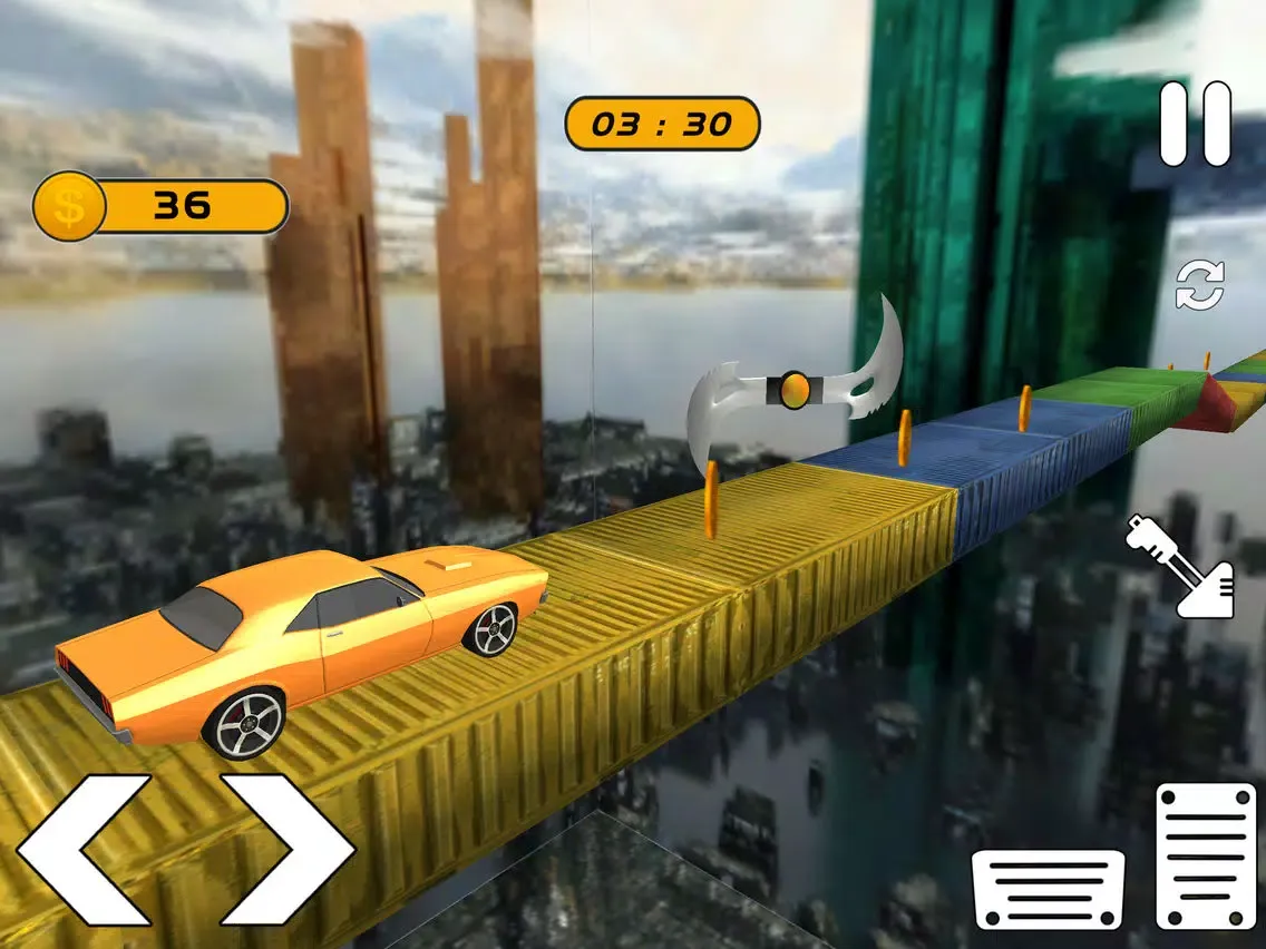 Capturas de pantalla de Extreme Car Stunt Simulator 3D iPad 