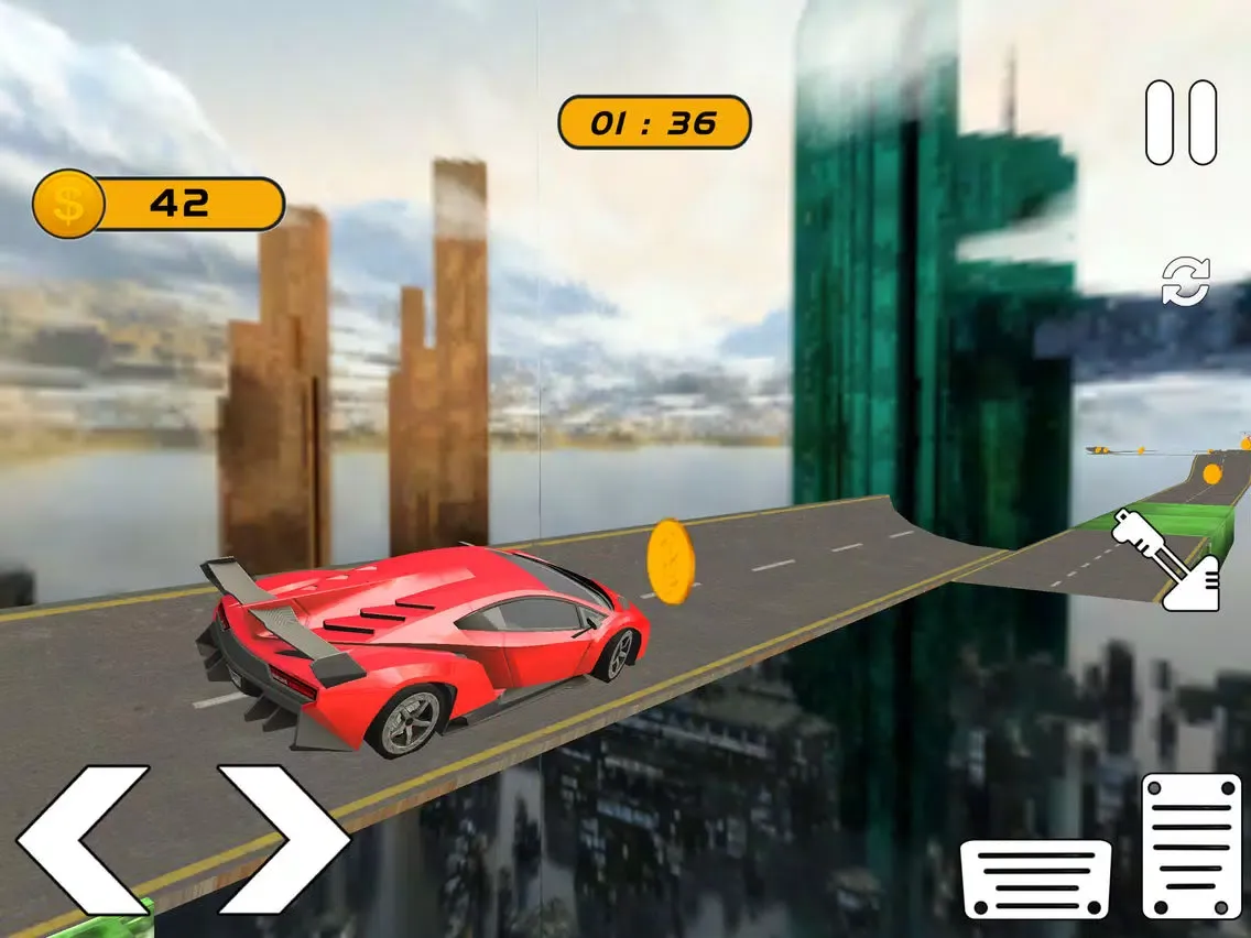 Capturas de pantalla de Extreme Car Stunt Simulator 3D iPad 