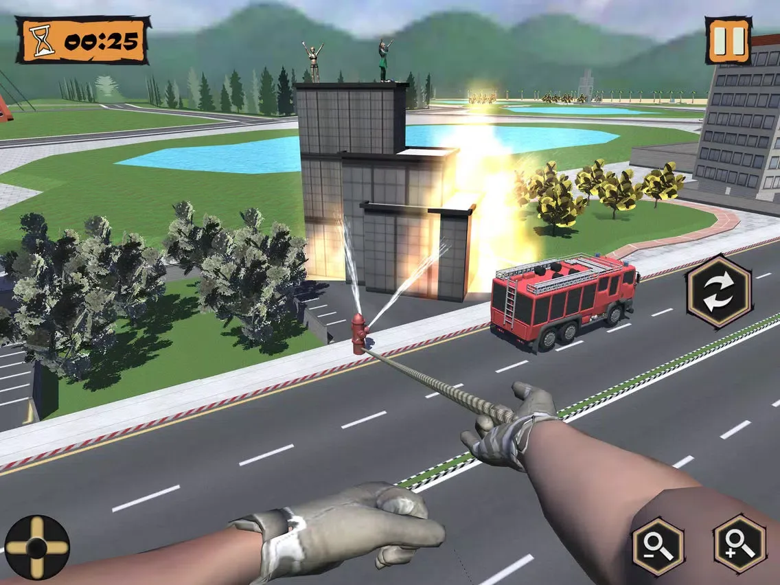 Rope-man Superhero-War Battle iPad  Ekran Görüntüleri