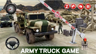Army Truck Driving: New Games 스크린샷