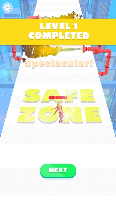 ภาพหน้าจอของ Boomerang Run 3D