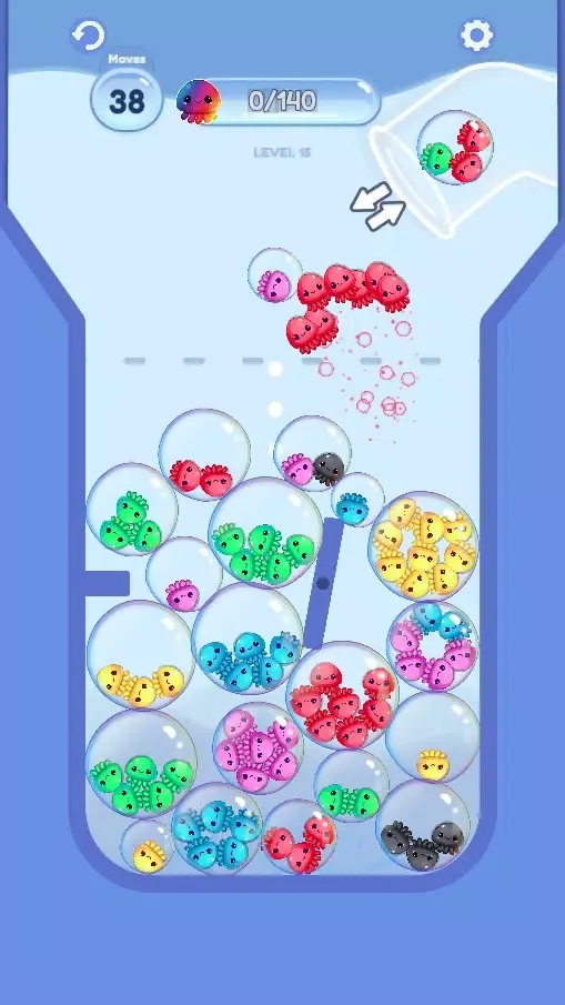 Ảnh chụp màn hình của Drop & Sort Jellyfish