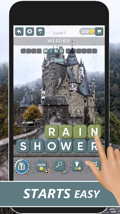 Capturas de pantalla de Word Stones: Word Tower Game