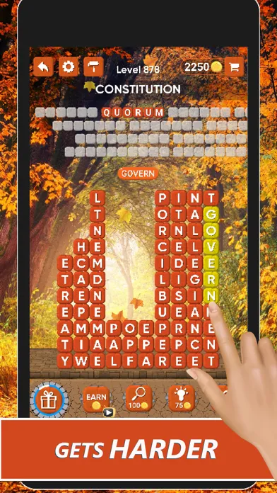 Capturas de pantalla de Word Stones: Word Tower Game