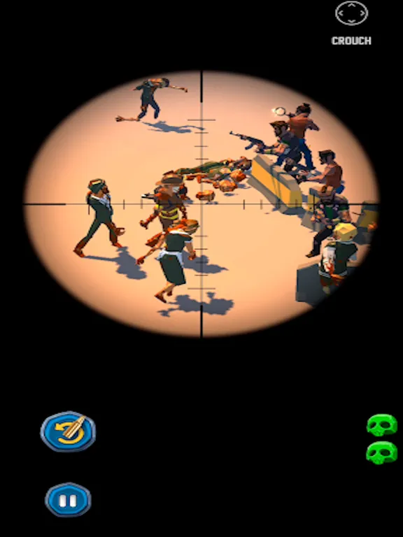 Ảnh chụp màn hình của Zombie Wars : Shooting Game iPad 