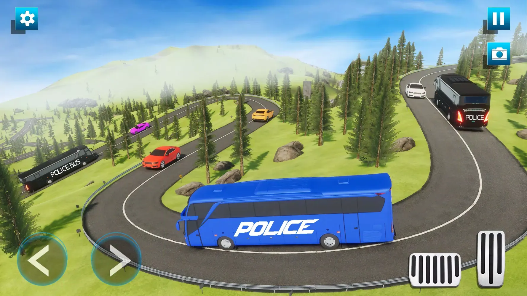 ภาพหน้าจอของ Police Bus Games Bus Simulator