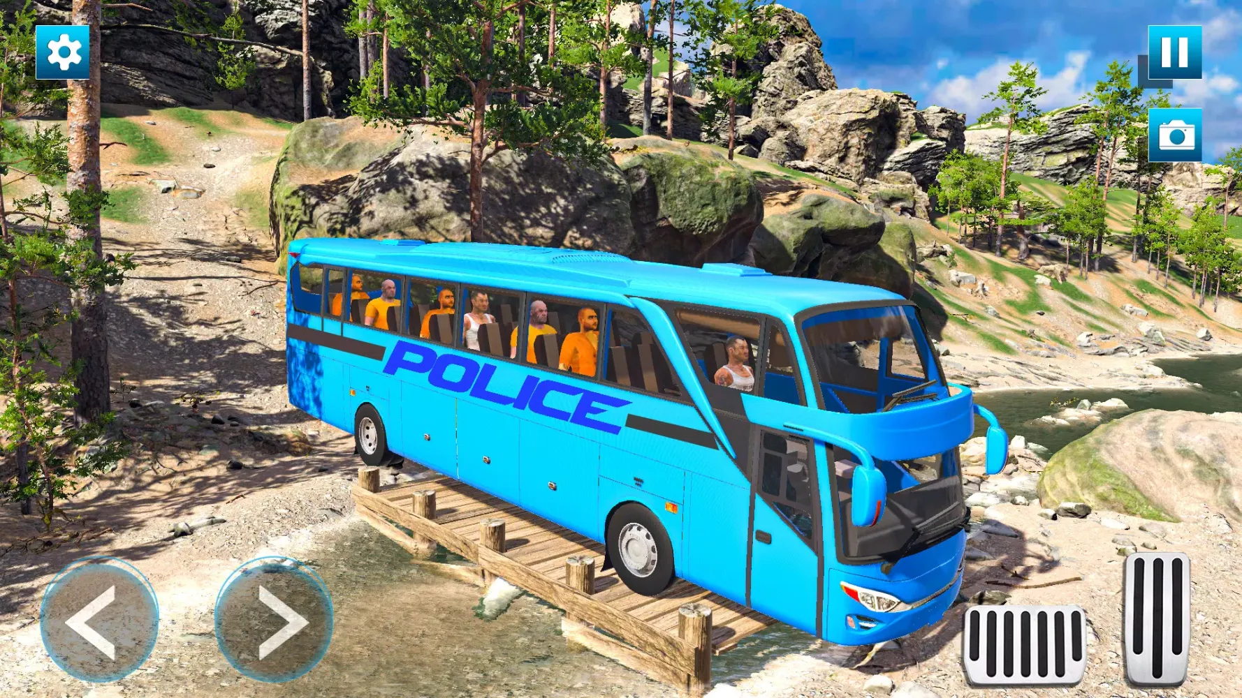 ภาพหน้าจอของ Police Bus Games Bus Simulator