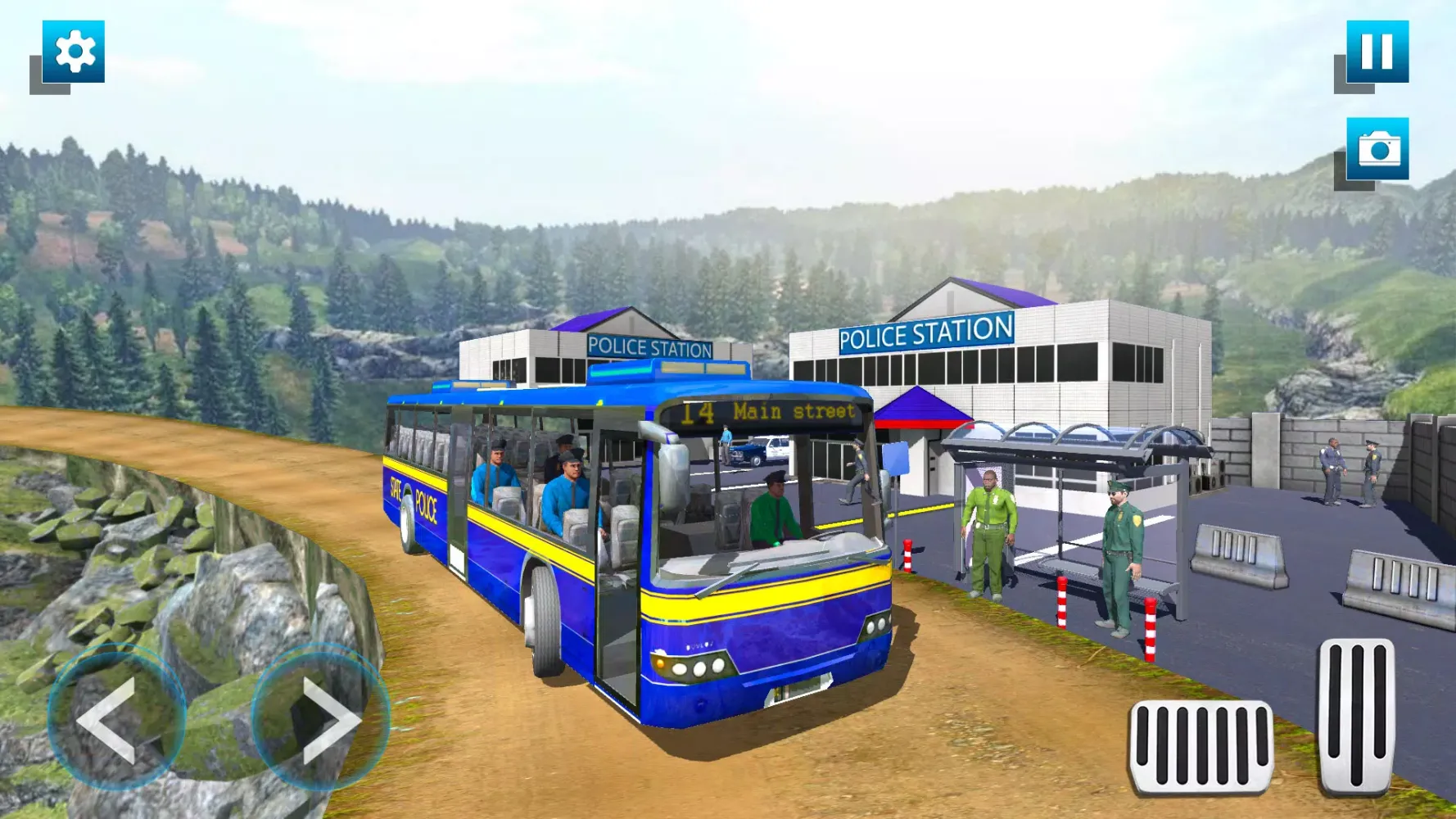 ภาพหน้าจอของ Police Bus Games Bus Simulator