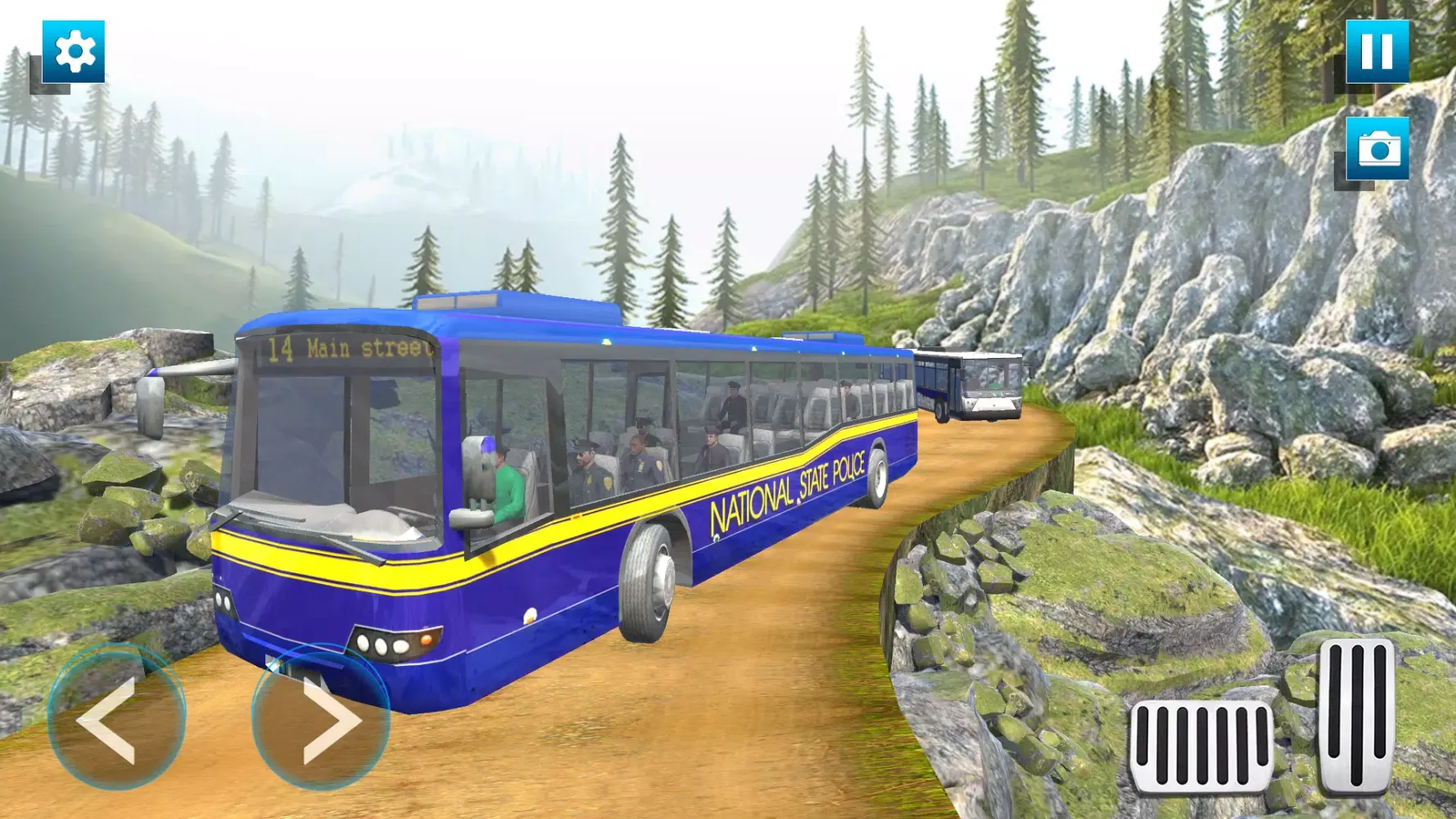ภาพหน้าจอของ Police Bus Games Bus Simulator