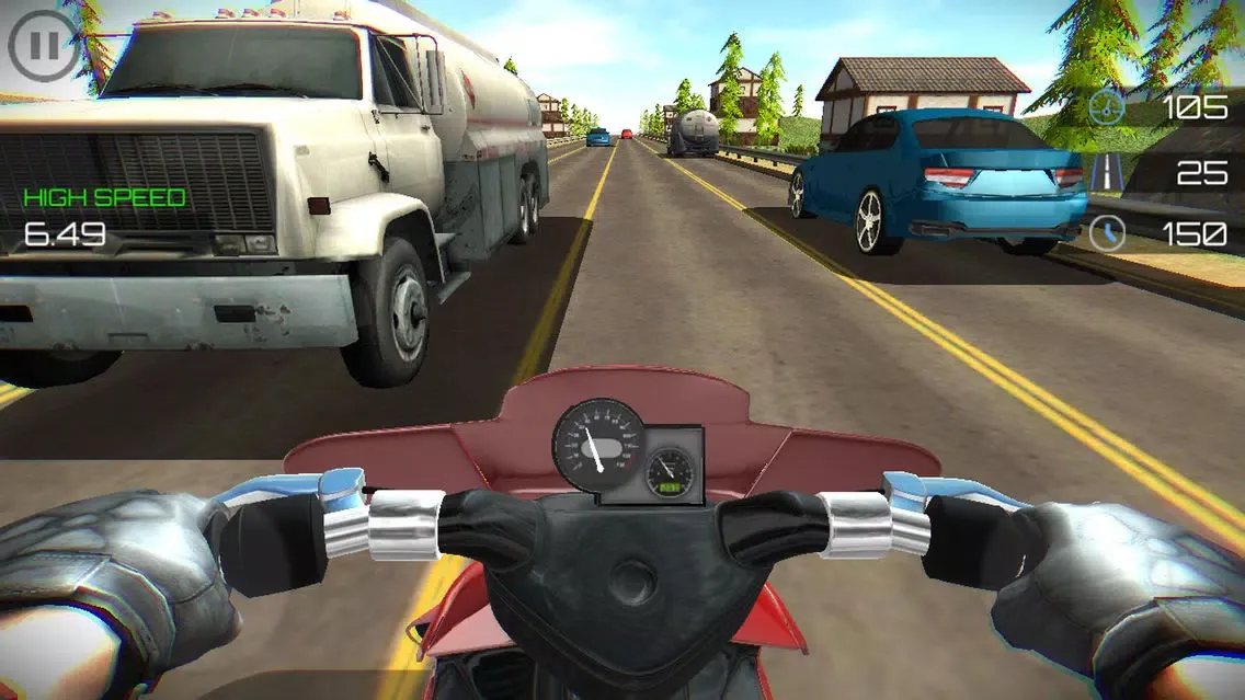 Highway Moto Traffic Rider Screenshots
