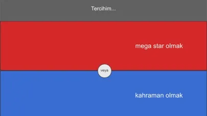 Tercihin Ne?應用截圖