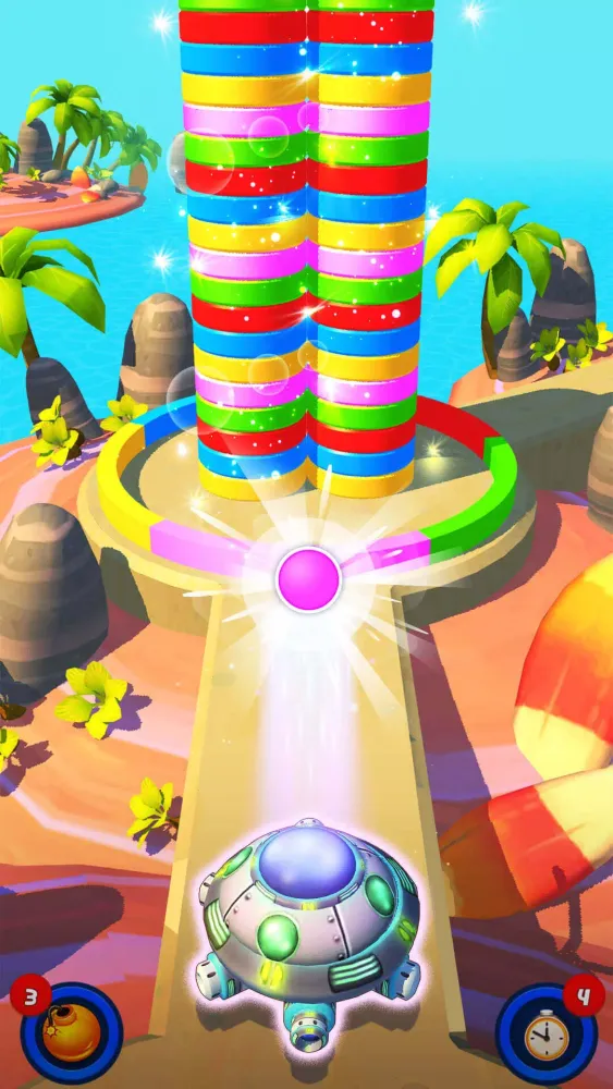Capturas de tela do Ball Blast Tower