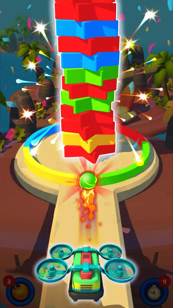Capturas de tela do Ball Blast Tower