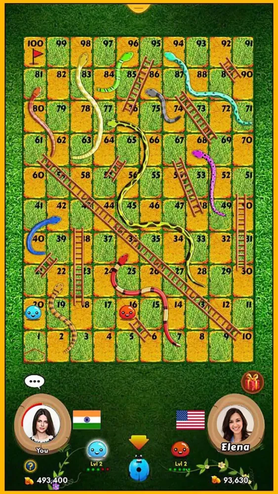 Ảnh chụp màn hình của Snakes and Ladders King