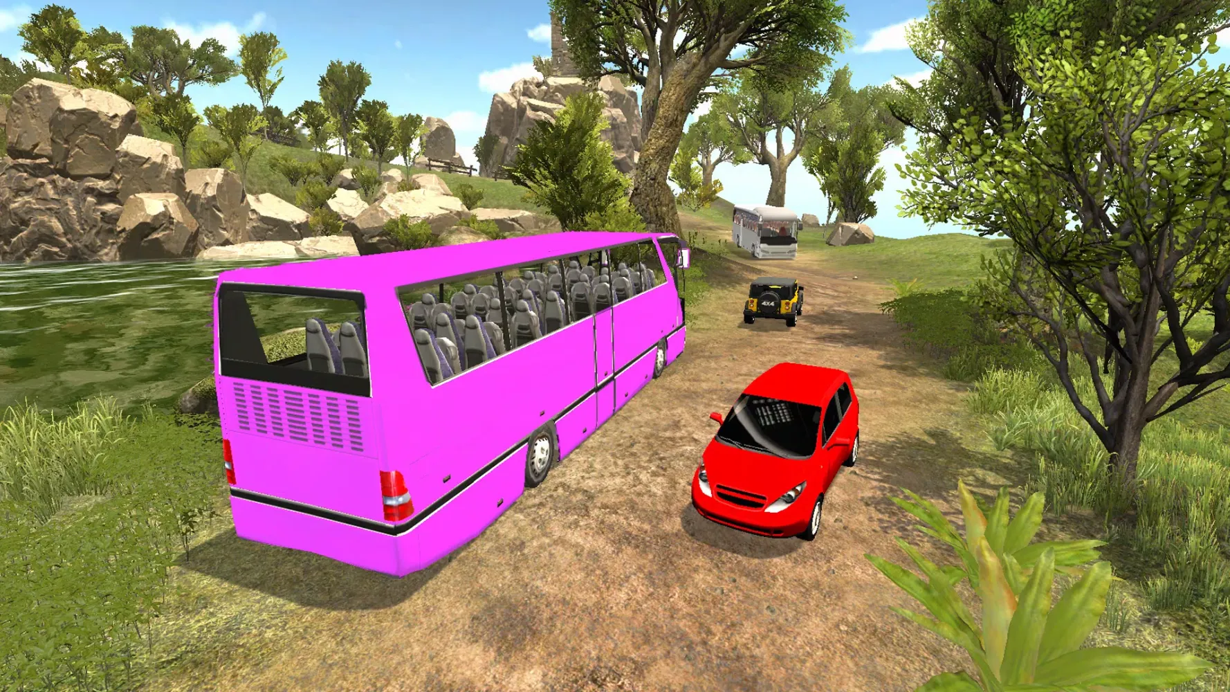 Offroad Bus Climb Hill Racing Ekran Görüntüleri