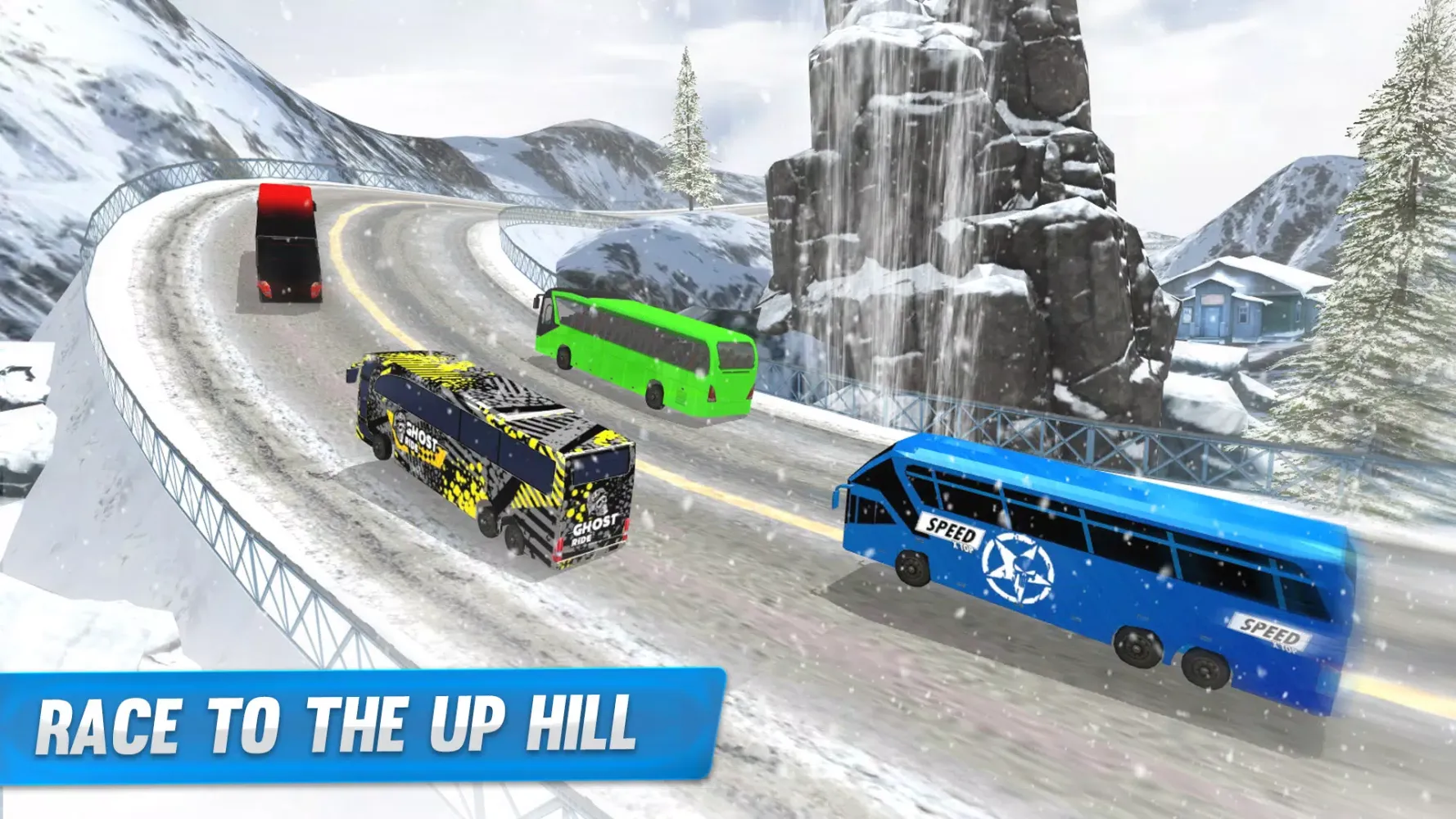 Offroad Bus Climb Hill Racing Ekran Görüntüleri