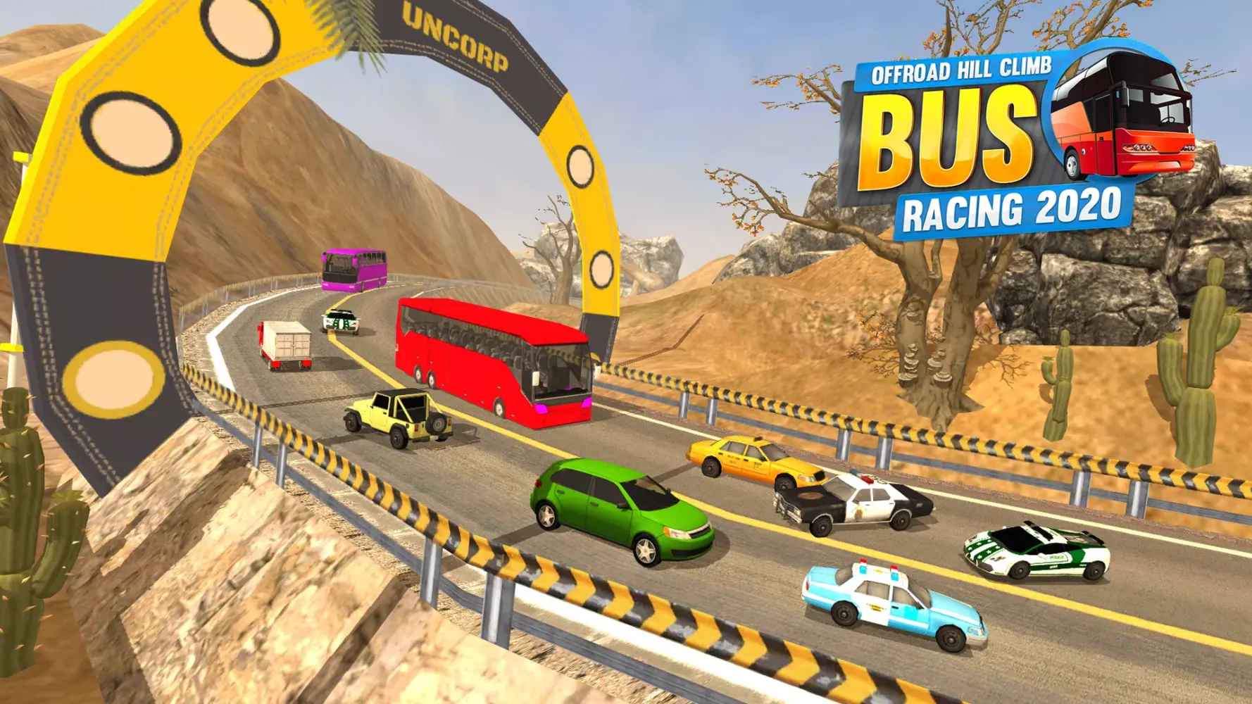 Offroad Bus Climb Hill Racing Ekran Görüntüleri